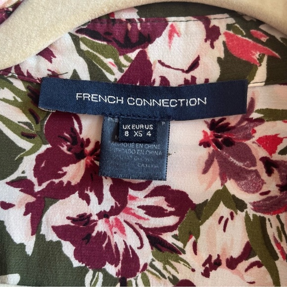 French Connection Lightweight Floriana Floral-Print Maxi Dress Beltes in size 4 - Picture 5 of 16